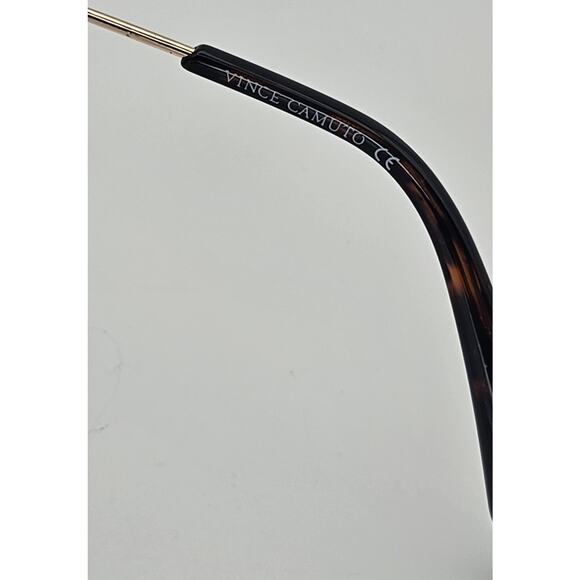Vince Camuto Oversized Tortoise Sunglasses Gradient Lenses Etched Signature K7 main image 4